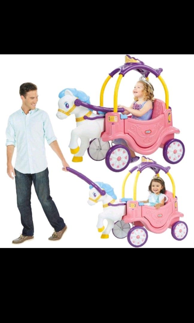 Little tikes princess 2025 horse and carriage smyths