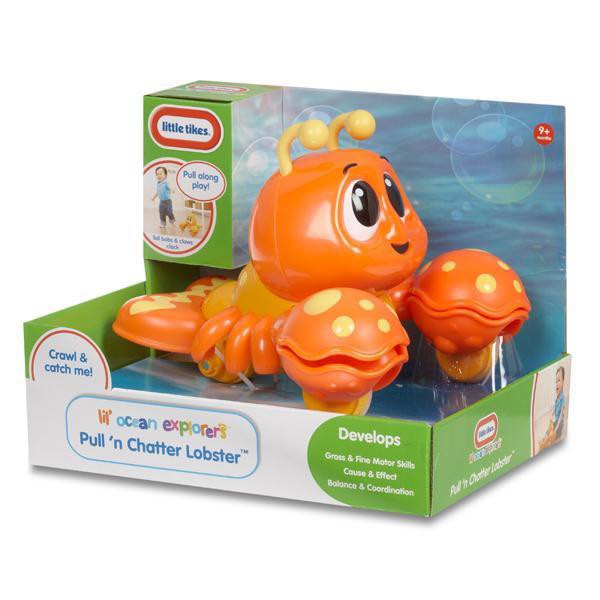 Little Tikes Lil' Ocean Explorers Pull 'n Chatter Lobster Toy