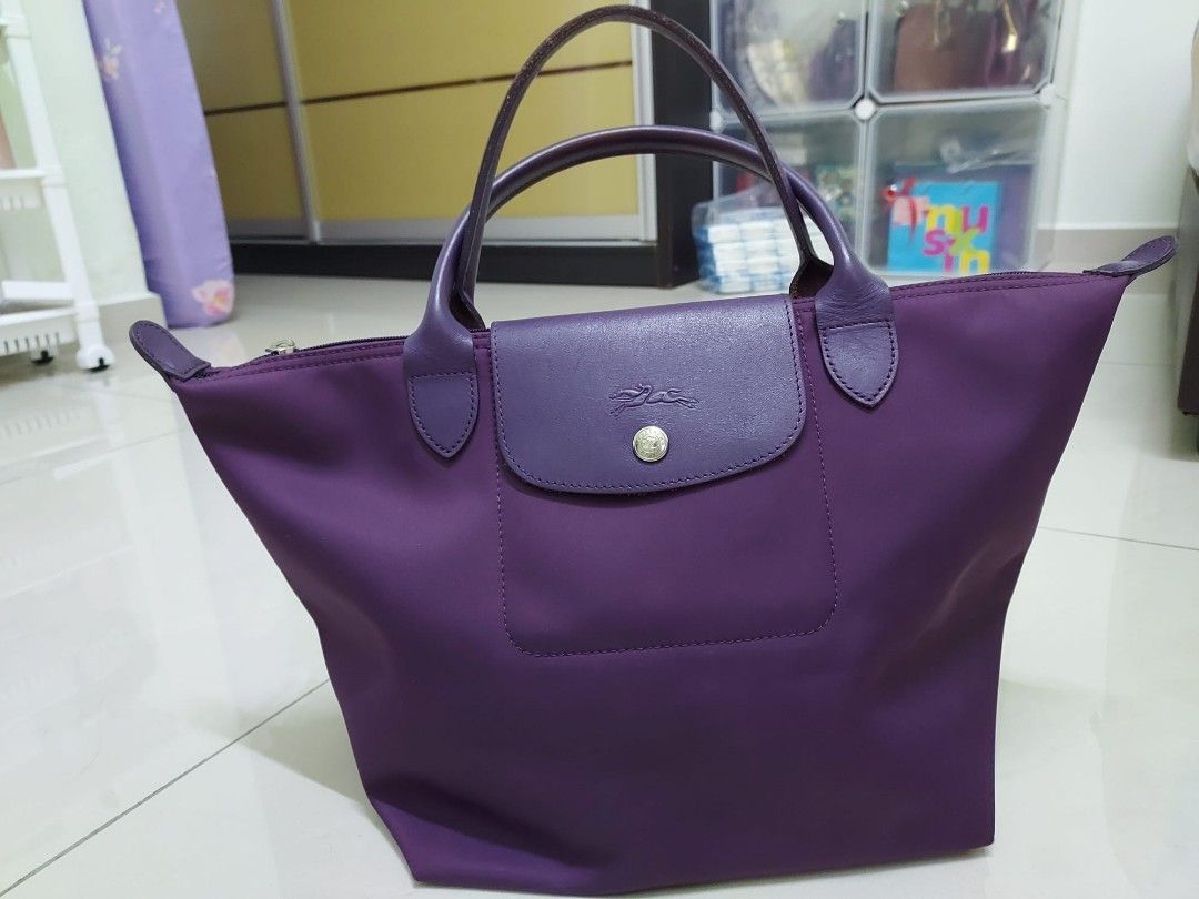 Longchamp le pliage neo purple cheap