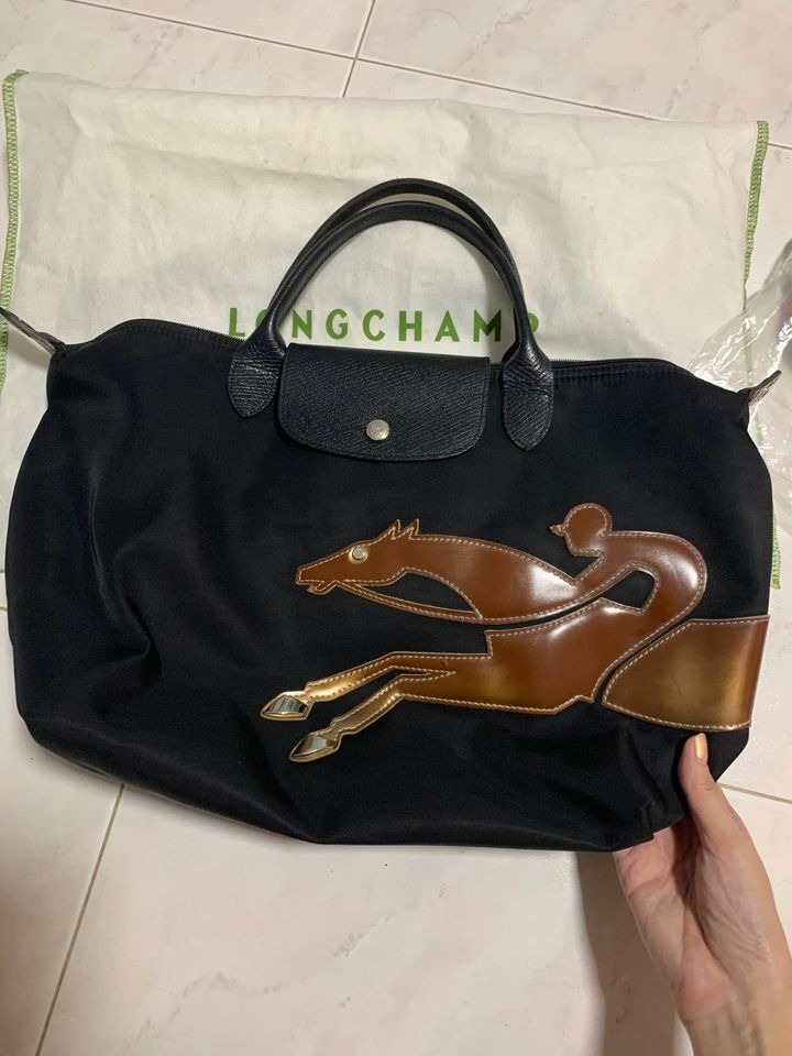 Longchamp bag with horse design online