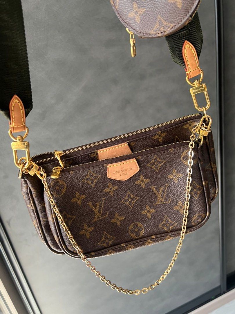 Brand New Complete Louis Vuitton Multi Pochette / LV Multi Pochette with  Receipt 💯💯, Luxury, Bags & Wallets on Carousell