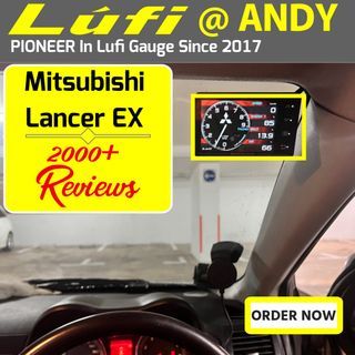 Lufi XS  [Official International English Set] on  Mitsubishi Lancer Ex🔥🔥🔥All new Lufi XS Obd obd2 display gauge 🔥🔥🔥