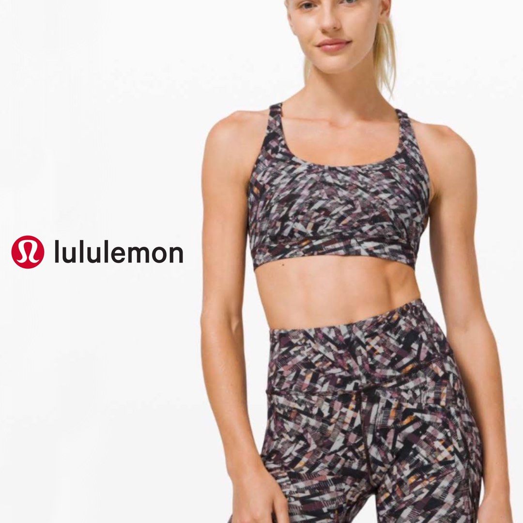 Lululemon ribbed energy bra in white size 4, Women's Fashion, Activewear on  Carousell
