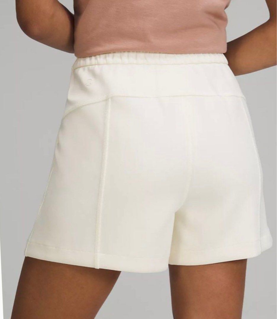Lululemon Softstreme High-Rise Shorts 4” in Natural Ivory, Women's