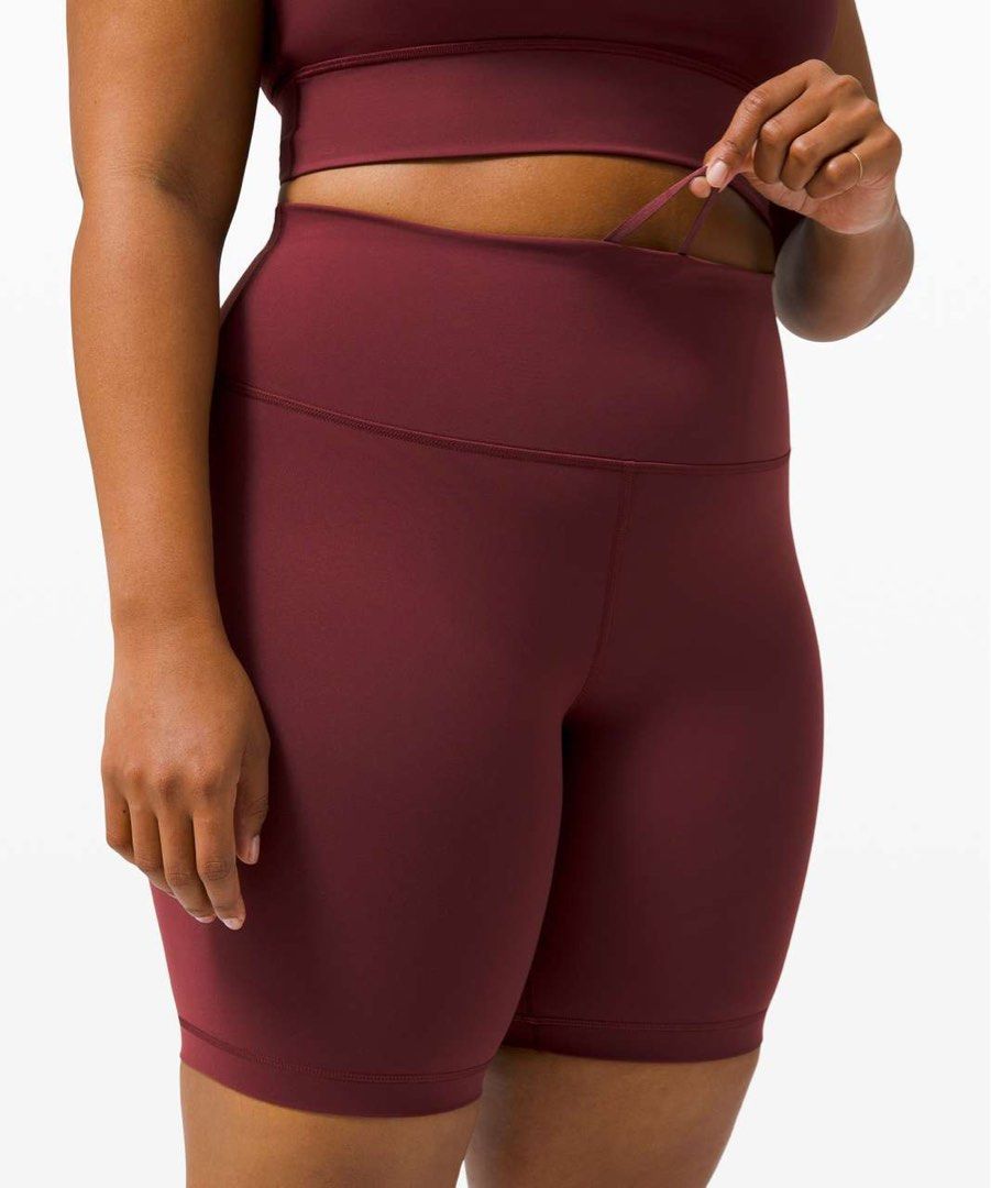 Wunder Train High-Rise Tight 28 *Contour Fit, Red Merlot