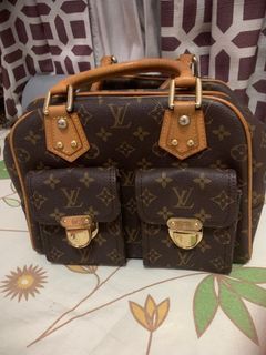 Louis Vuitton Manhattan Bag with Detachable Strap (Raisin) M43482 - Full  Set with Original Receipt $3500, Luxury, Bags & Wallets on Carousell