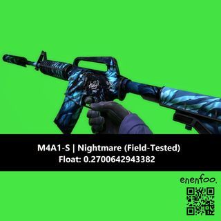 M4A1-S NIGHTMARE FIELD TESTED CSGO KNIFE SKINS ITEMS M4 M4A1S CS2 COUNTER STRIKE SOURCE 2 CS FT