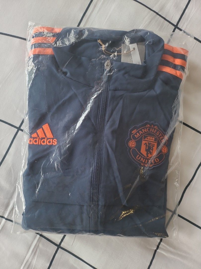 Tracksuit Man United Orange Jacket Adidas Womens Manchester United