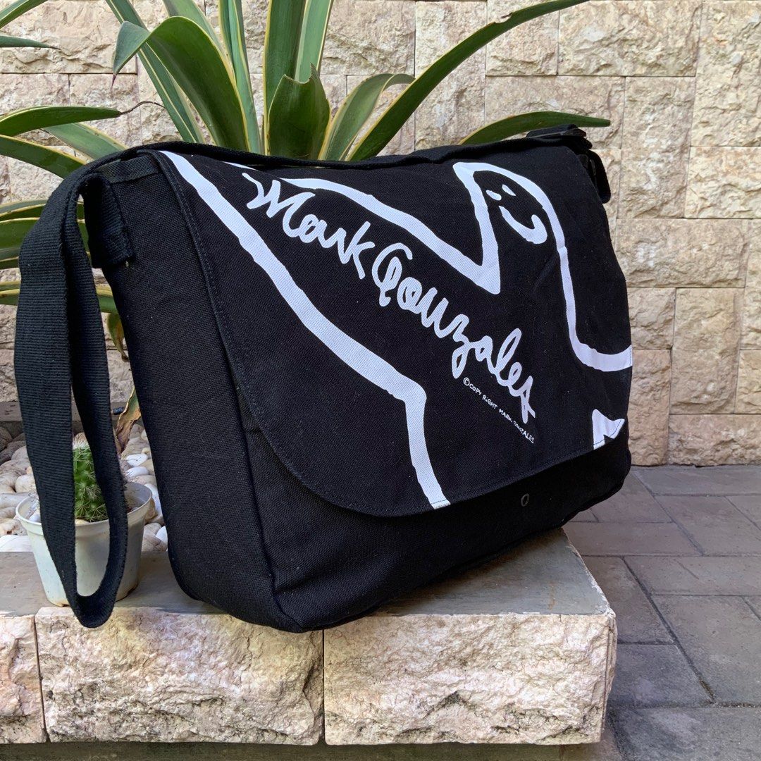 MARK GONZALES MESSENGER BAG, Fesyen Pria, Tas & Dompet , Tas