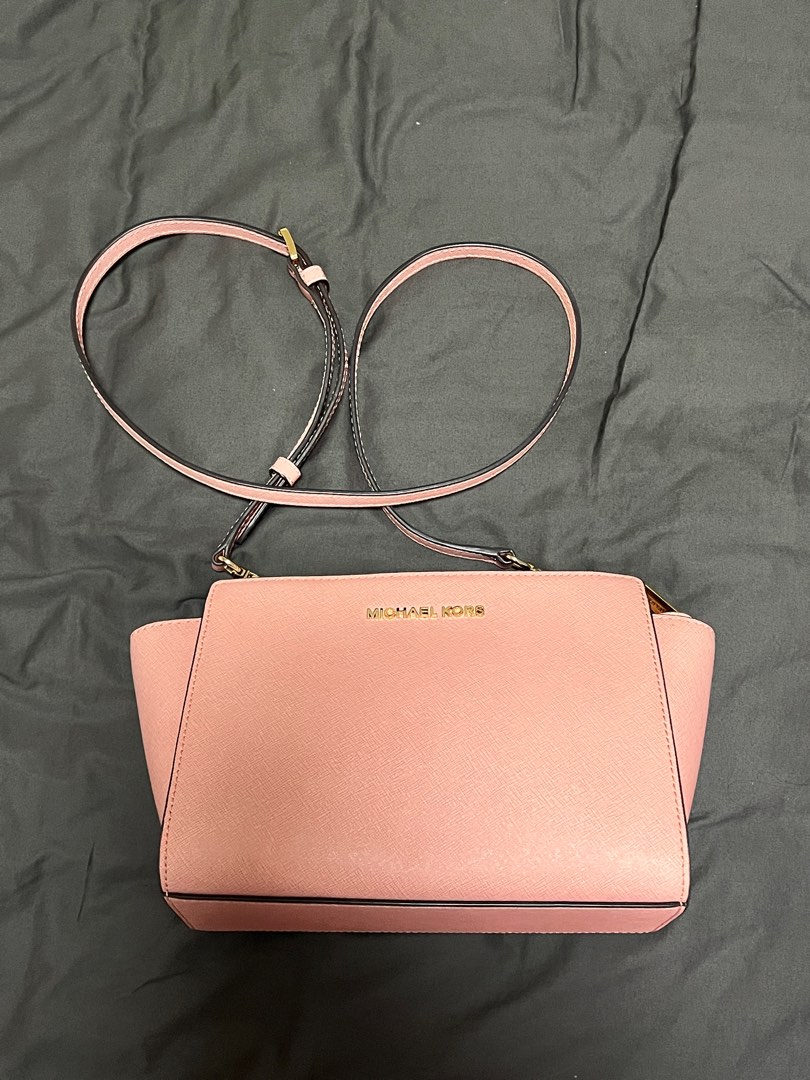$298 MICHAEL KORS Women's Pink Greenwich Small Leather