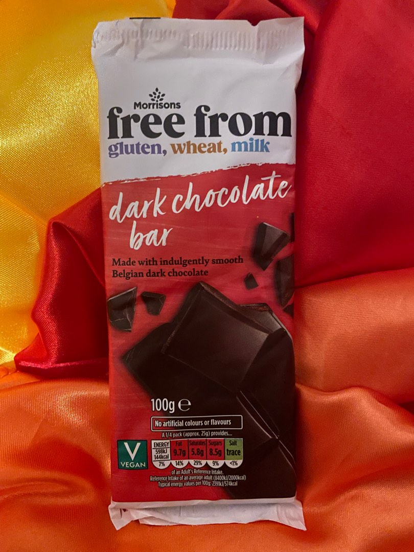 Morrisons Dark Chocolate 100g, Food & Drinks, Other Food & Drinks on