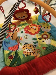 UNIH Baby Gym Play Mat, Kick and Play Piano Gym with Water Mat, Tummy Time  Mat, Musical Light Activity Center for Infants Toddlers, Birthday Gift Play