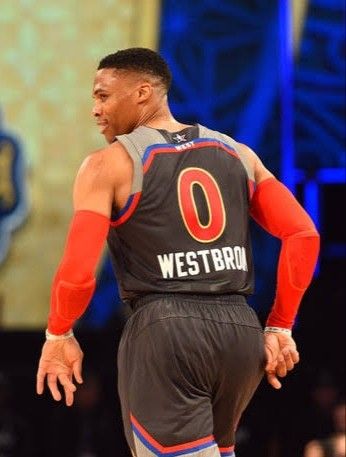 RUSSELL WESTBROOK OKC Thunder 17 Adidas West ALL STAR GAME Swingman Jersey  S-XXL