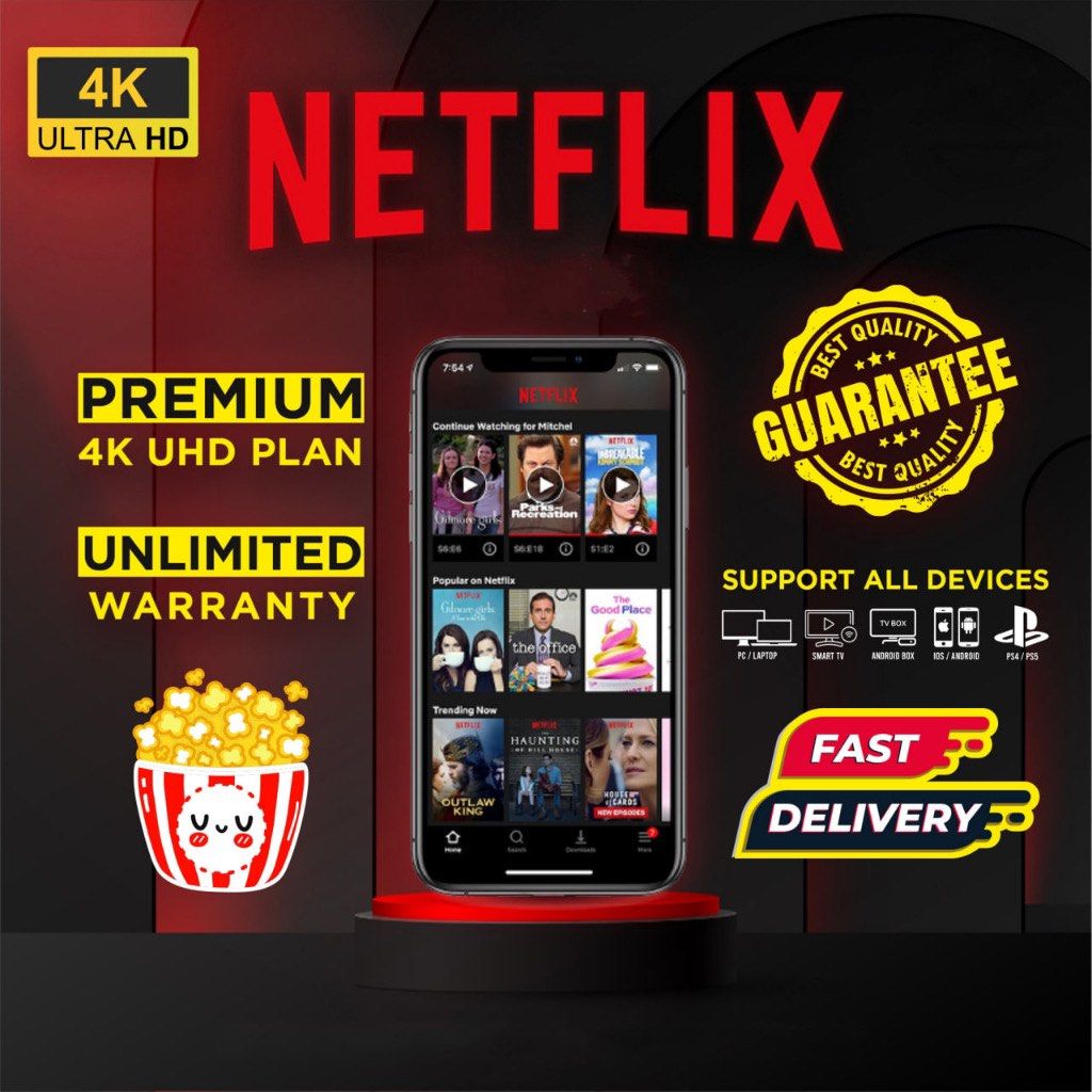 Netflix share account, Tickets & Vouchers, Vouchers on Carousell