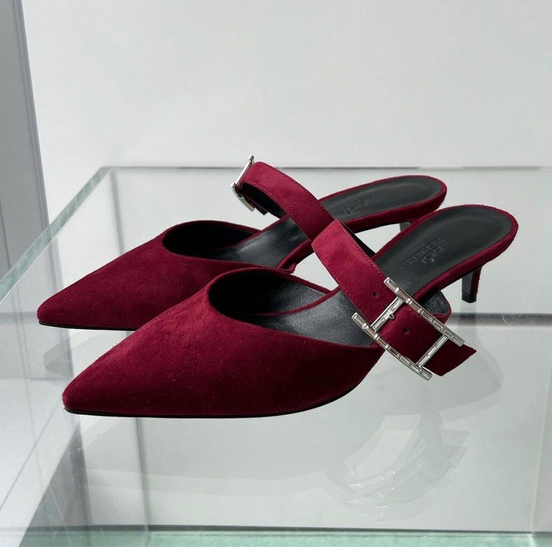 NEW Hermes Blink Mule Size 37 Women s Fashion Footwear Heels on