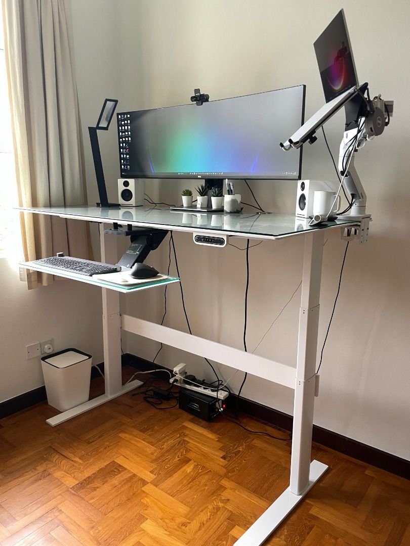 XDESK AIR STUNNING Standing Desk (160 cm L / 80 cm W), Furniture