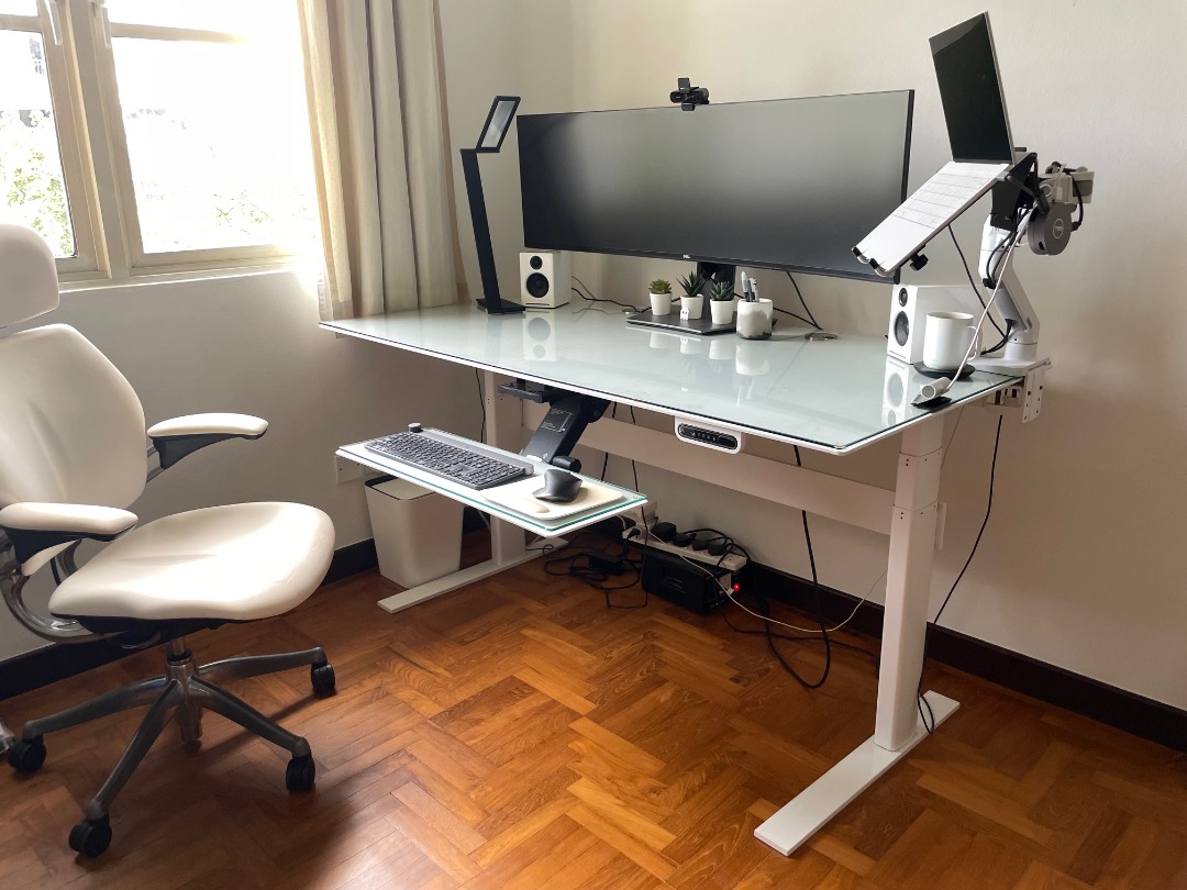 XDESK AIR STUNNING Standing Desk (160 cm L / 80 cm W), Furniture