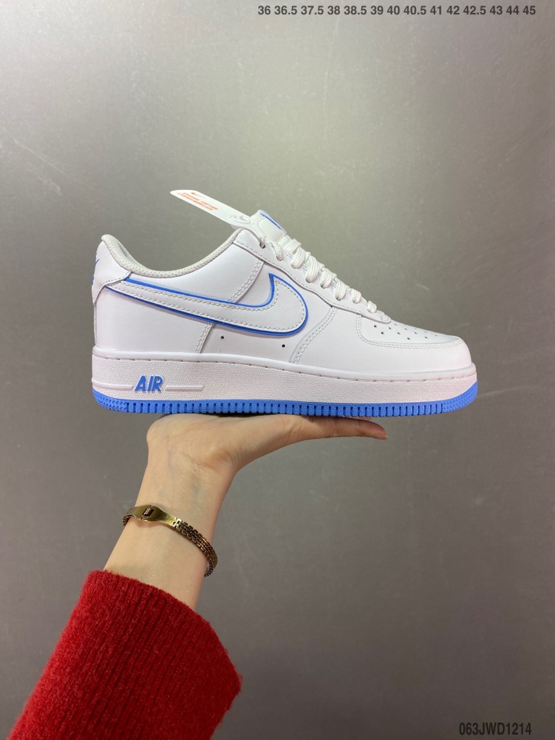 Nike Air Force 1 white and blue