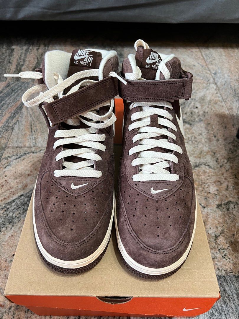 Air Force 1 Mid Chocolate 🍫 Cream QS On Foot Sneaker Review