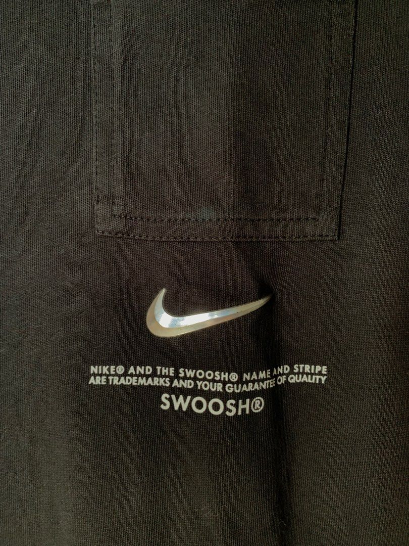 swoosh black sweatshirt