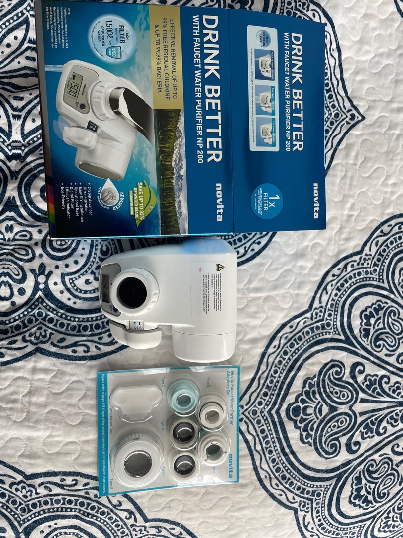 Novita Water Filter NP200, TV & Home Appliances, Kitchen Appliances