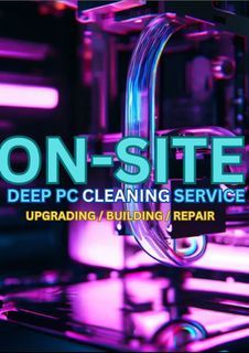 On-site PC Deep Cleaning and Thermal repasting Services/Upgrading/Building/Repair Desktops Laptops Maintenance ⭐️ONSITE/IN-HOUSE/CALL IN/HOME SERVICE ISLANDWIDE⭐️