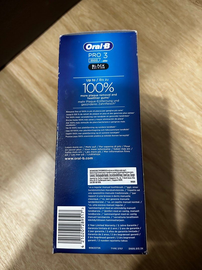 Oral B Electric Toothbrush pro 3 3500, Beauty & Personal Care, Oral Care on Carousell Oral B Electric Toothbrush Pro 3 3500, Beauty & Personal Care, Oral Care On Carousell