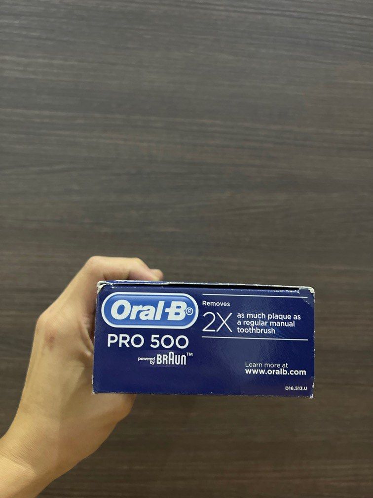 Oral-B PRO 500 electric toothbrush, Beauty & Personal Care, Oral Care ...