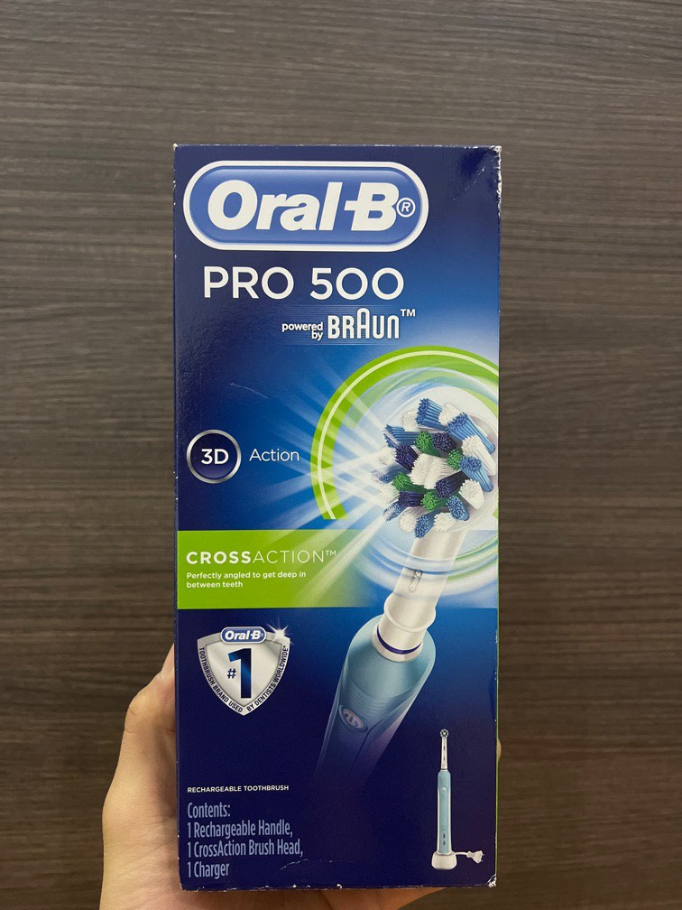 OralB PRO 500 electric toothbrush, Beauty & Personal Care, Oral Care