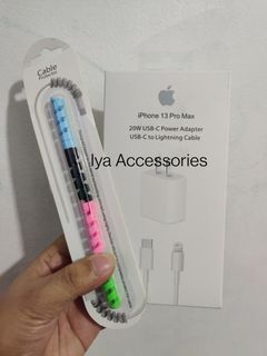 Original iPhone charger with freebie