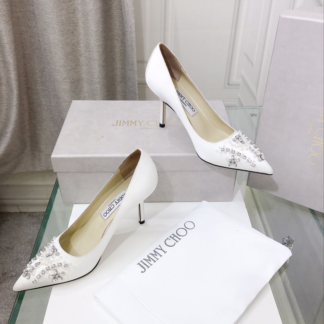 Original Jimmy Choo Handmade Buckle Love Series Shoes