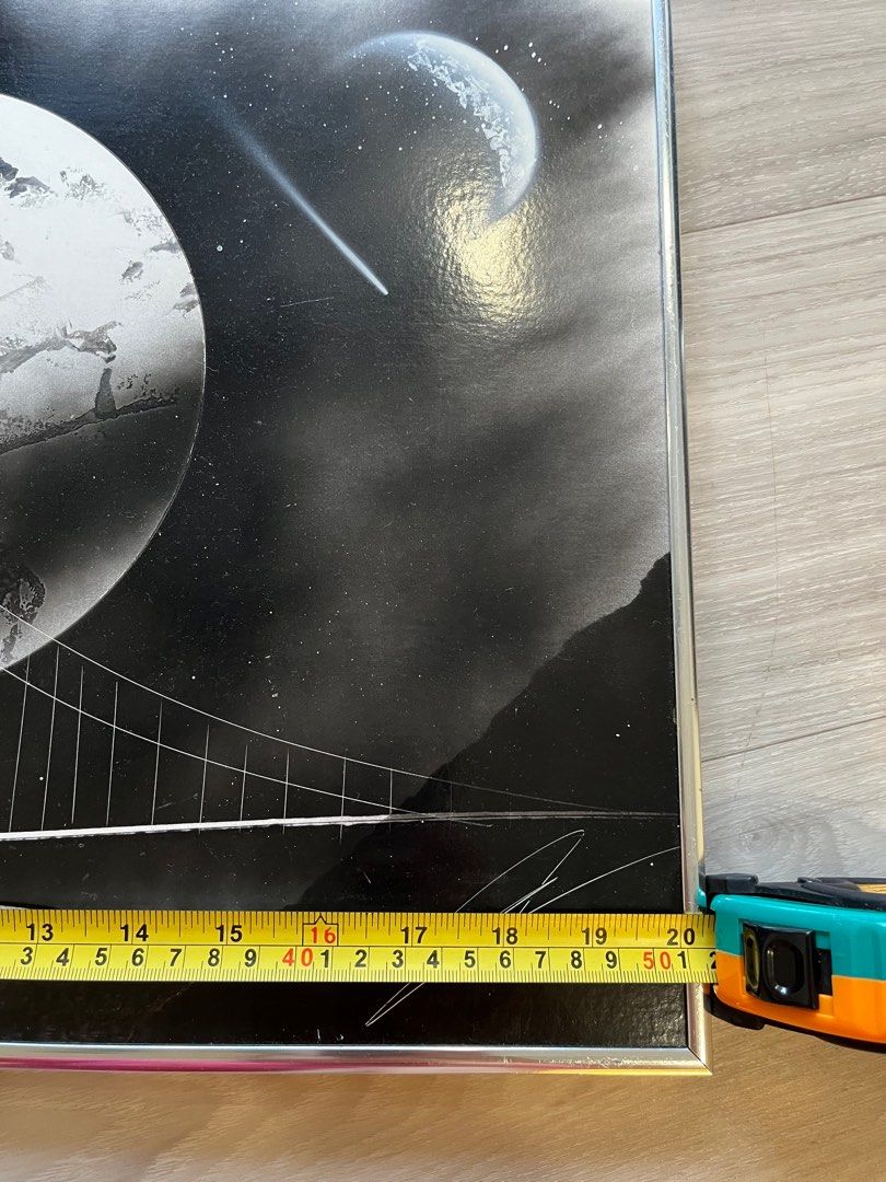 Original Spray Paint art with frame, Hobbies & Toys, Stationery & Craft