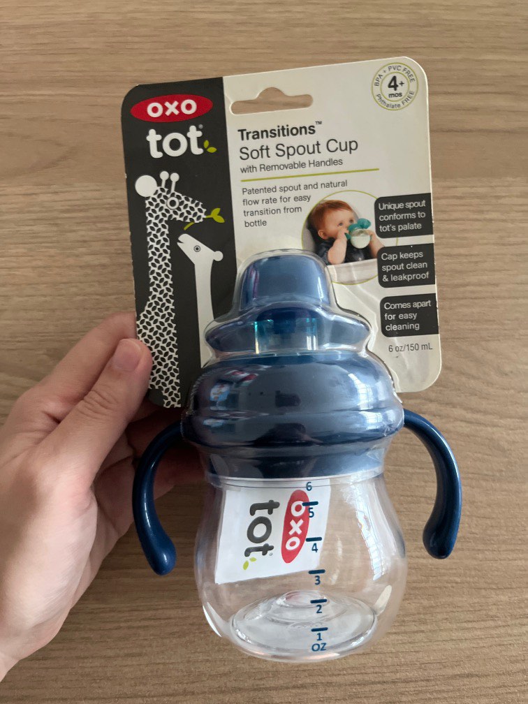 OXO Tot Grow Soft Spout Cup w/ Handles, 6 oz