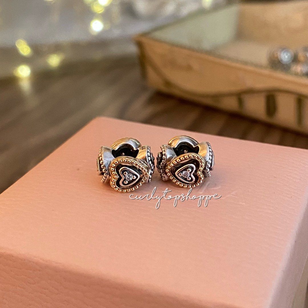 Pandora two hearts spacer hot sale