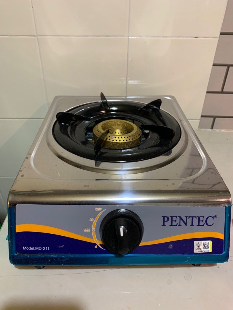 Pentec Single Stove/ Dapur Masak with gas hose), TV & Home