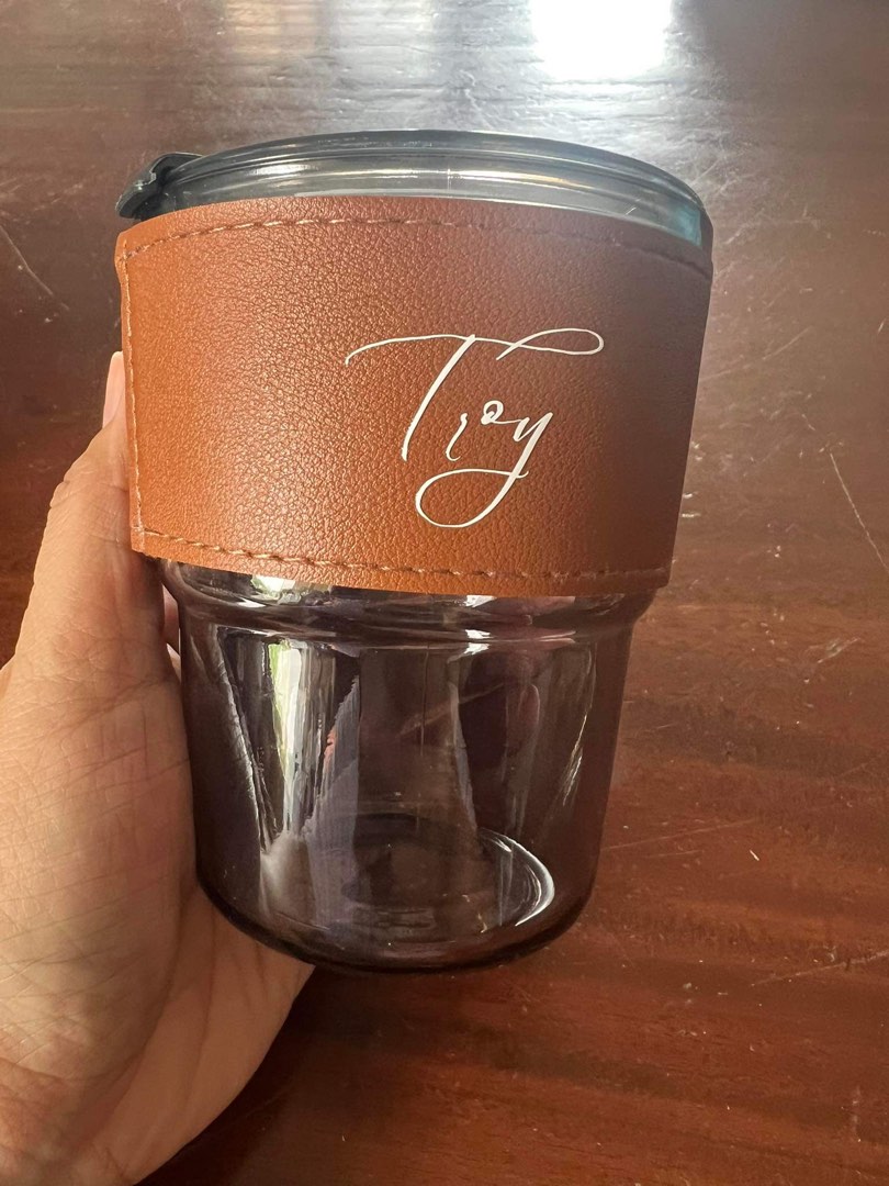 Personalized Glass Tumblers with Straw 150 on Carousell