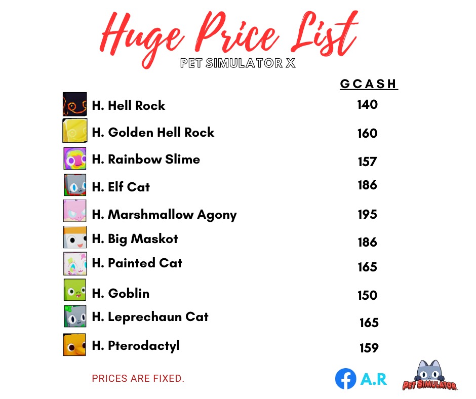 PET SIMULATOR X (PSX) HUGE FOR SALE | CHEAP HUGES!, Video Gaming
