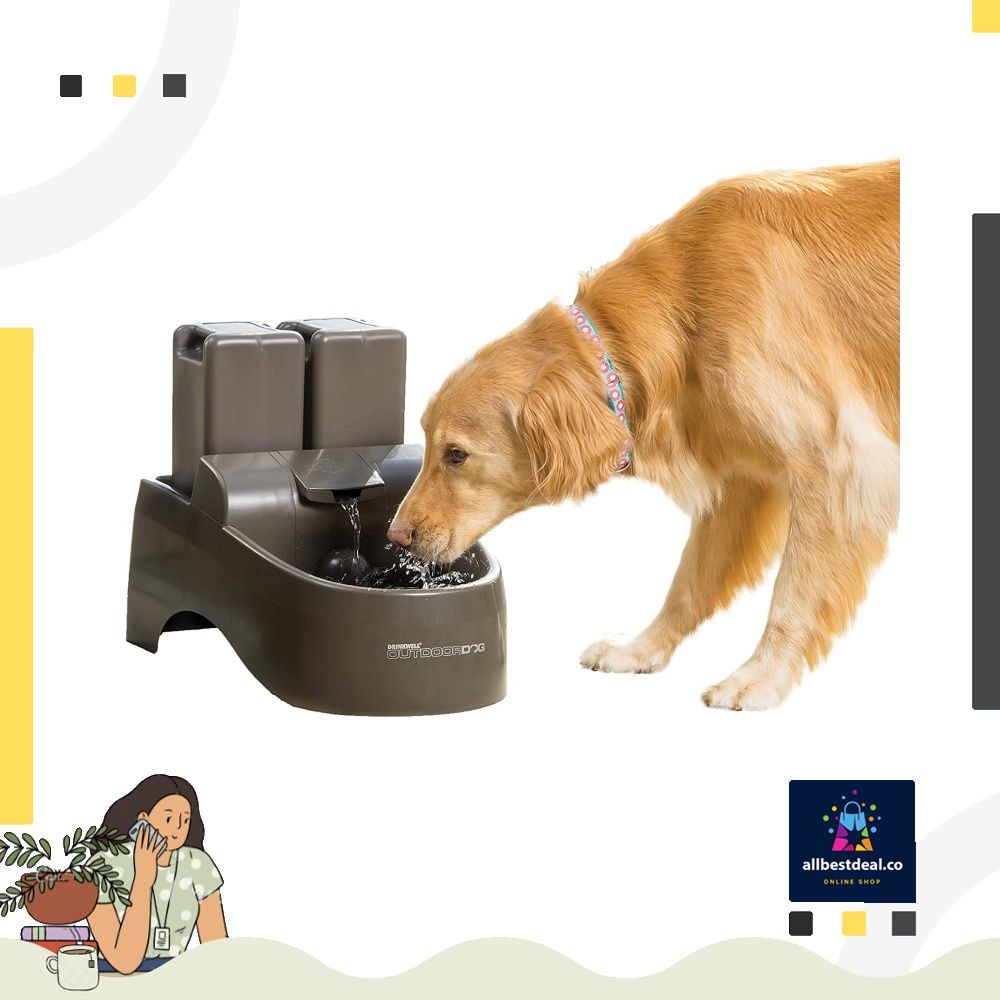 Drinkwell outdoor dog pet fountain outlet