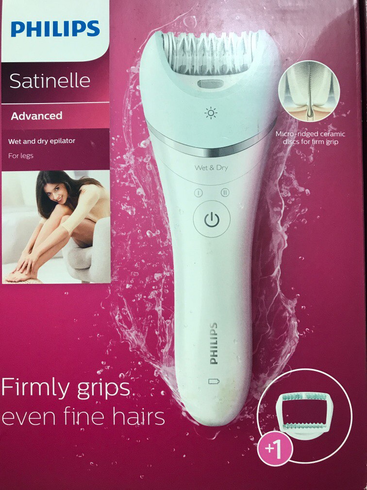 Philips Epilator Advanced used on dry and wet for legs, Beauty