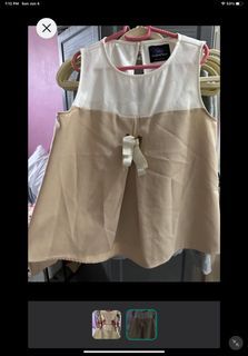 Plains and Prints Blouse Sleeveless