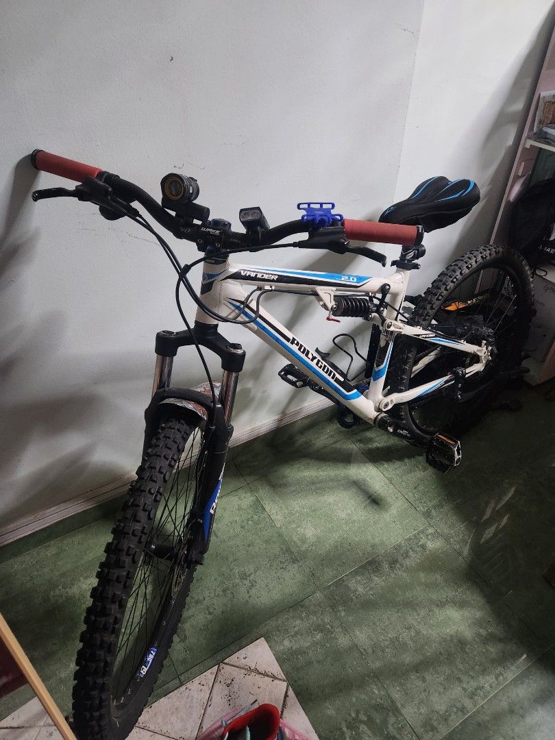Sepeda polygon dual suspension shop