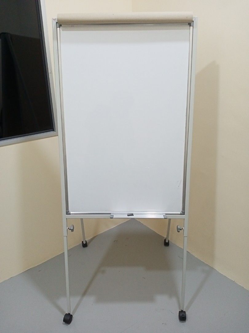 Portable Flip Chart Whiteboard with Stand, Hobbies & Toys, Stationery
