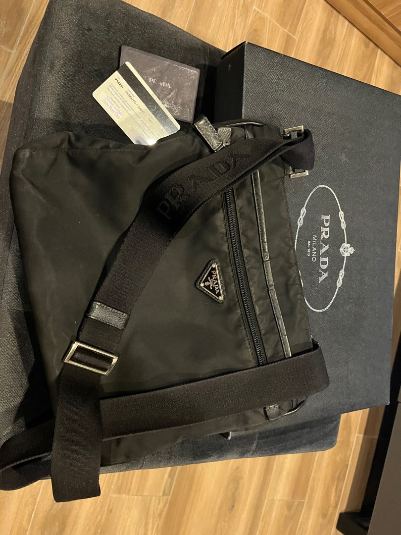 PRADA (complete w/ box and authenticity certificate card) on Carousell