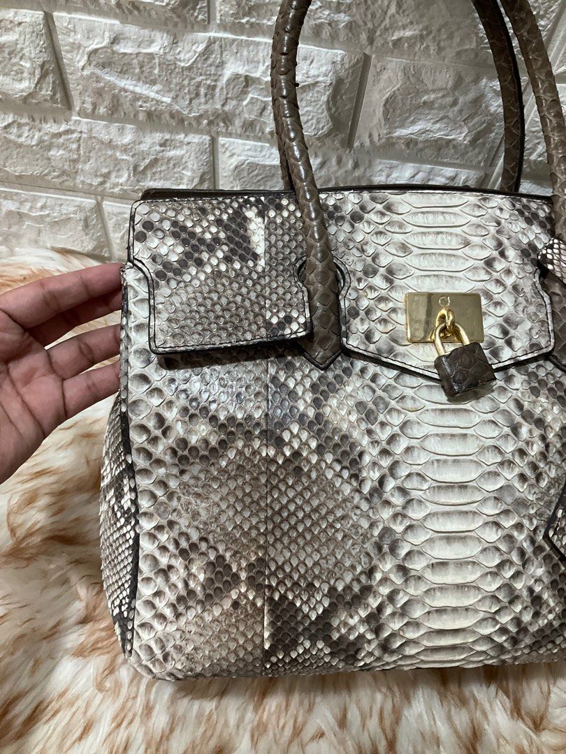 Hermes snake sale bag