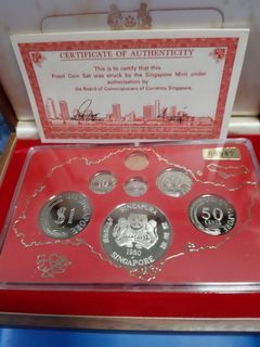 proof set of coin with cert