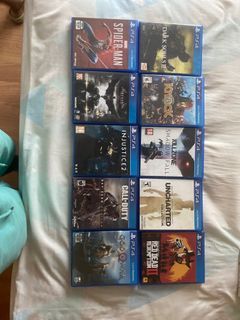 Ps 4 games assorted