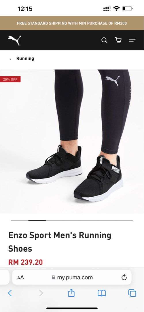 Puma Enzo Sport Men's Running Shoes, Men's Fashion, Footwear, Sneakers