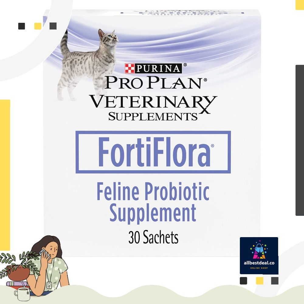 Purina FortiFlora Cat Probiotic Powder Supplement, Pro Plan Veterinary