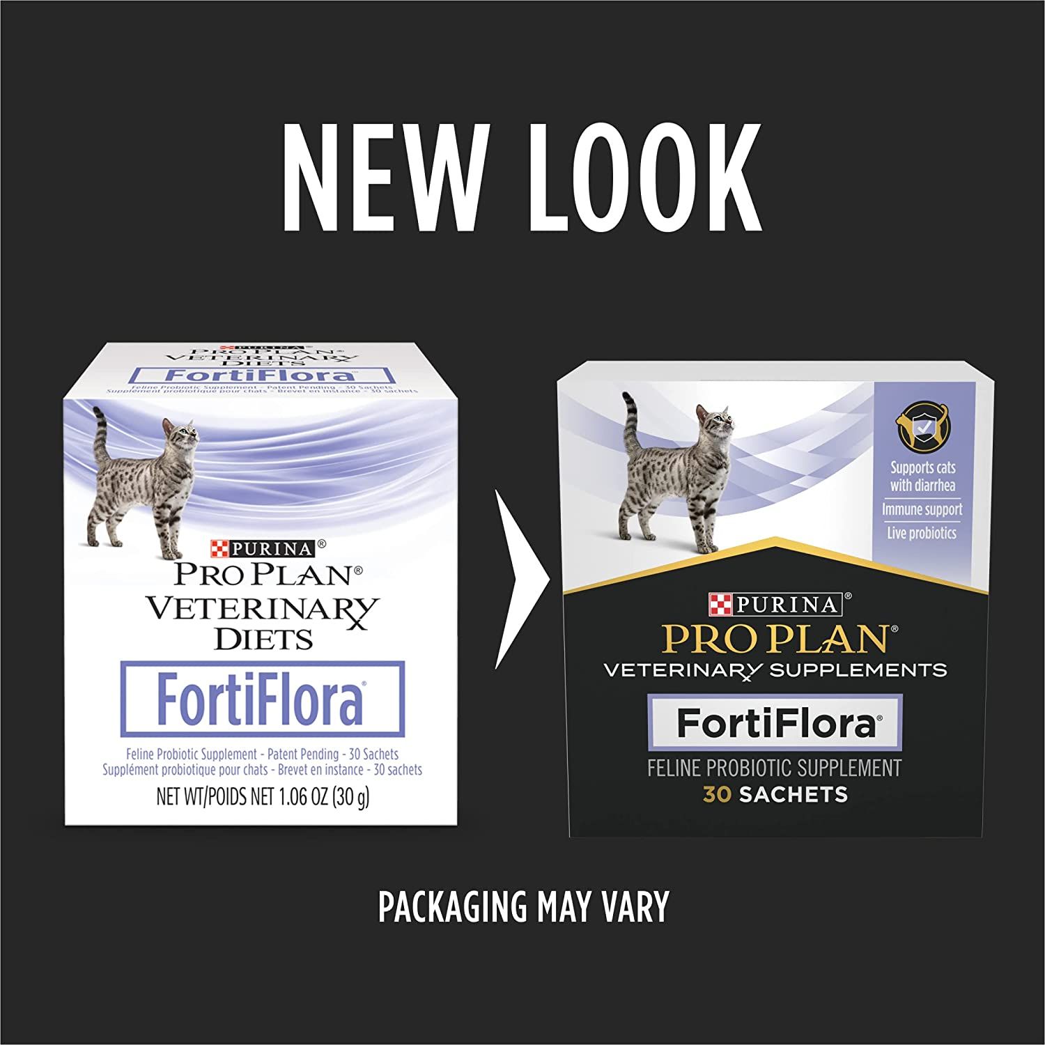Purina FortiFlora Cat Probiotic Powder Supplement, Pro Plan Veterinary