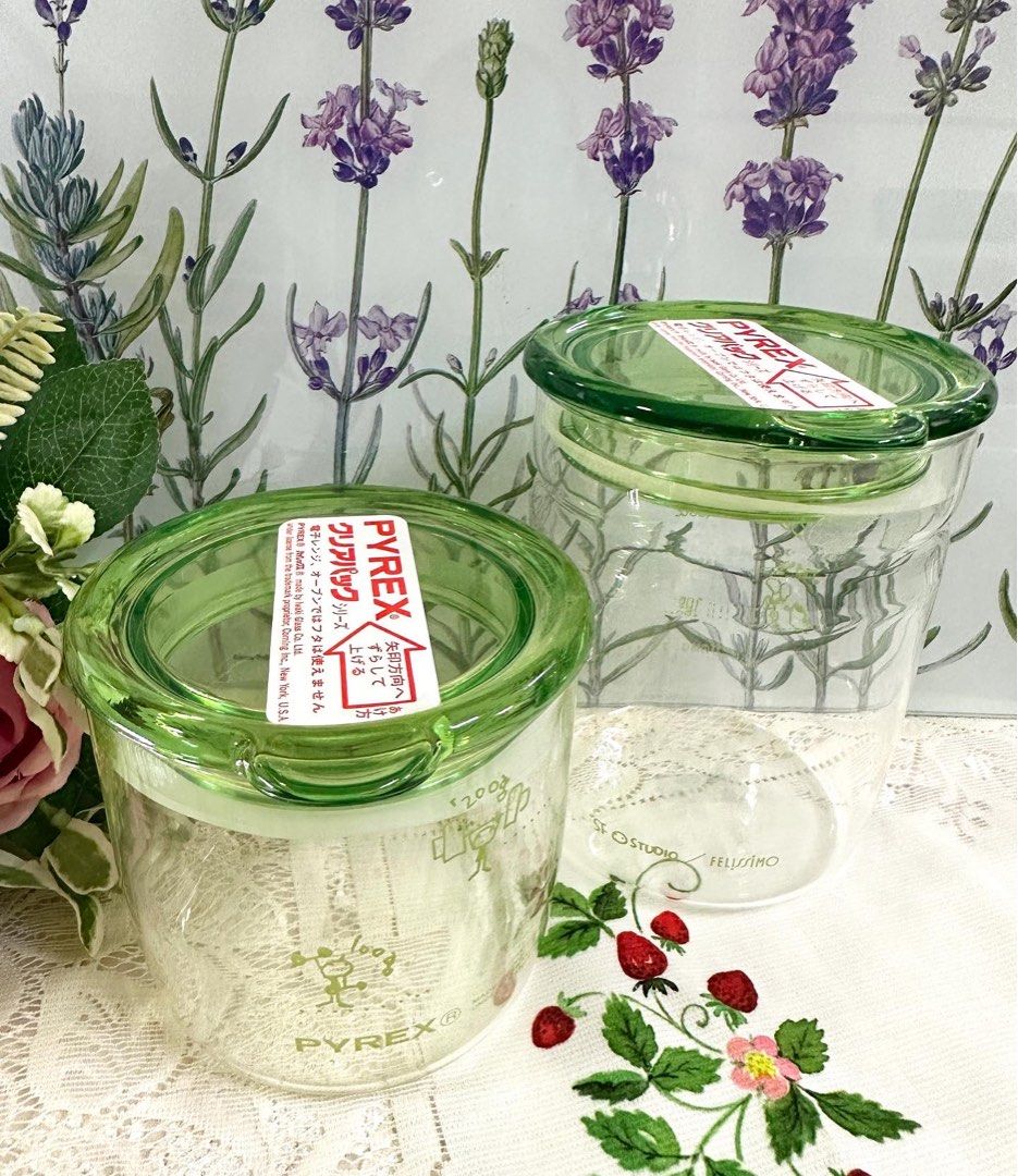 Pyrex airtight jars, Hobbies & Toys, Collectibles & Memorabilia, Vintage Collectibles on Carousell